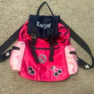 Juicy Couture Pink drawstring/backpack
